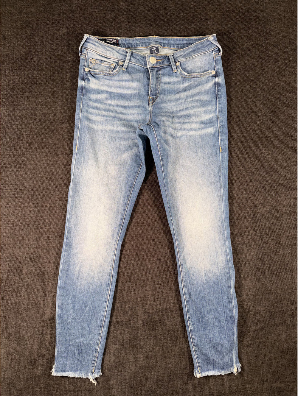 True Religion Women's Light Wash Skinny Jeans Size 28
